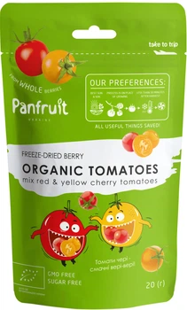 Томаты черри сублимированные Panfruit Половинки 20 г (4820195680858)