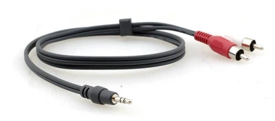 Кабель аудіо перехідний 3.5mm - 2 RCA 4.6 м, Kramer C-A35M/2RAM-15