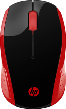Мышь HP 200 Wireless Red (2HU82AA)