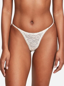 Трусики стрінги жіночі Victoria's Secret 301316302 2XL Молочні (1159817433)