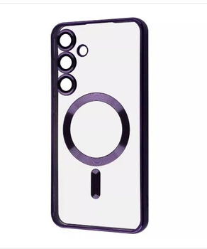 Чохол WAVE Premium Metal Color Case with Magnetic Ring Samsung Galaxy S21 FE Deep Purple