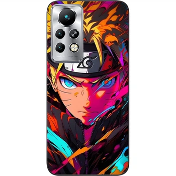 Силиконовый чехол SMTT для Infinix Note 11 Pro с картинкой Яркий Наруто