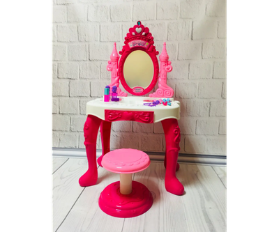 Трюмо дитяче зі стільчиком Kids 66868 феном та аксесуарами