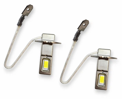 Светодиодные лампы с цоколем Н3 16SMD 3570 12V 12000LM MINI 34*10mm Белый свет комплект (37364)