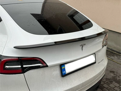 Спойлер лип на багажник Tesla Model Y 2020-, черный глянец KINDLE для Tesla Model Y 2020- (4023)