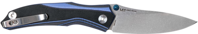 Кишеньковий ніж Real Steel E802 horus black/blue-7432 (E802-horusbl/blue-7432)