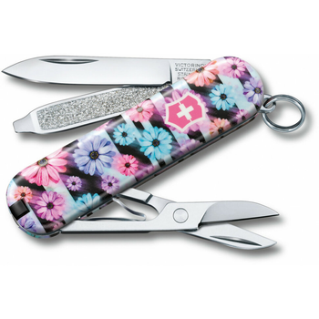 Складаний ніж Victorinox CLASSIC LE Dynamic Floral 0.6223.L2107