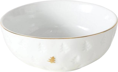 Miseczka Boltze Home Pino porcelanowa w choinki Ø 14.5 cm (4066076441945)