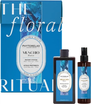 Набор Phytorelax Laboratories Muschio Bianco Белый мускус Гель для душа 250 мл + Парфюмированный спрей для тела 150 мл (8030976033117)