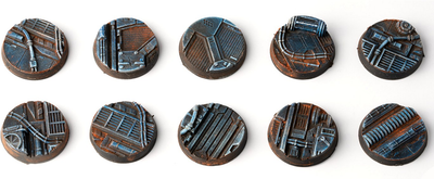 Podstawka pod figurki Gamers Grass Bases Round Spaceship Corridor 25 mm 10 szt (738956790217)