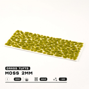 Trawa do dekoru Gamers Grass 2 mm 115 szt Mechowe kępki (738956790859)