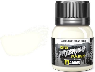 Фарба Ammo DIO Drybrush 40 мл Чиста Кость (8432074006480)