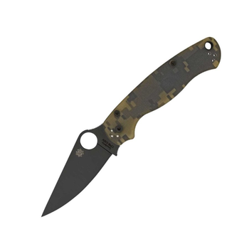 Ніж Spyderco Para-Military 2 Black Blade, камуфляж (C81GPCMOBK)