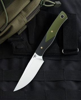 Складаний ніж Bestech Knife HEIDIBLACKSMITH Black and Green (BFK01A)