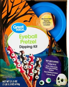 Набор для украшения крендельков Great Value Halloween Pretzel Dipping Kit 610 г