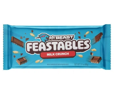 Шоколад Feastables Mr Beast Bar Milk Chocolate Crunch 60 г