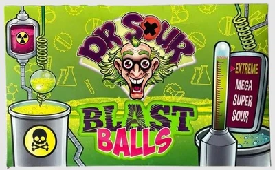 Кислые леденцы Dr. Sour Blast Balls 90г
