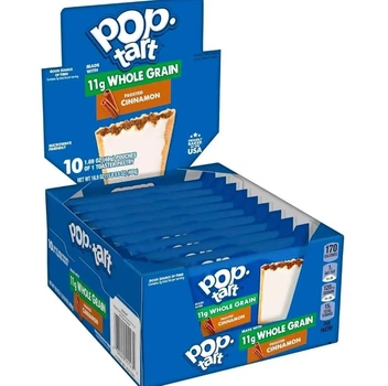 Упаковка тостів Kellogg's Pop-Tarts Frosted Pop Tart Whole Grain Cinnamon з глазур'ю та корицею 480г