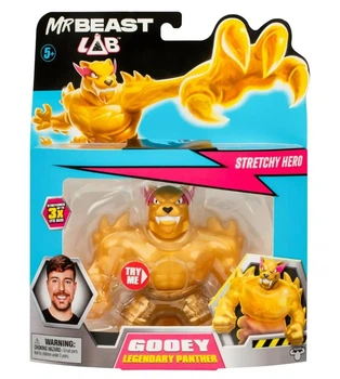 Игровая фигурка MrBeast Lab Heroes of Goo Jit Zu Goo Legendary Panther Action Figure