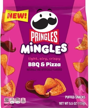 Снеки Pringles Mingles BBQ and Pizza Puffed Snacks 155 г