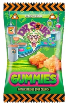Кислые желейные конфеты Dr. Sour Gummies со вкусом персика 200г