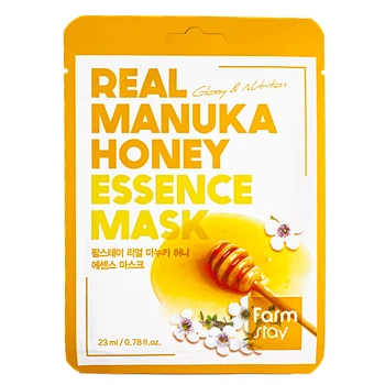 Тканевая маска для лица питательная с мёдом манука FarmStay Real Manuka Honey Essence Mask