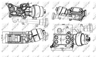 Охладитель смазки NRF (31327)