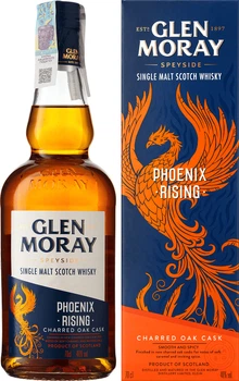Віскі Glen Moray Phoenix Rising 6 років витримки 0.7 л 40% у подарунковій коробці (5060116325812)