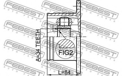 ШРУС Febest (1711A4)