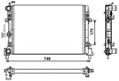 Радиатор NRF (53024)