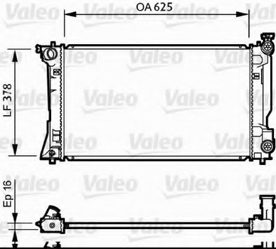 Радіатор Valeo (734712)