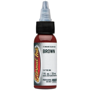 Тату краска Eternal Brown 30мл USA
