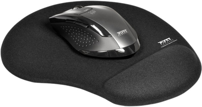 Podkładka pod mysz PORT Designs Ergonomic Black (3567049007171)