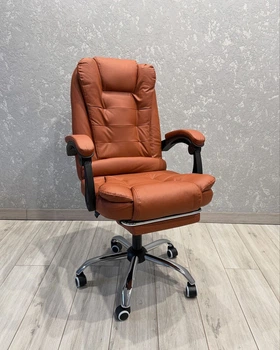 Комп'ютерне крісло офісне Malatec 1655 Світло-коричневий для керівника та персоналу
