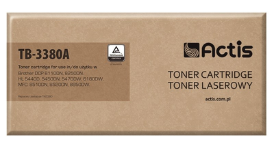 Toner cartridge Actis do Brother TN-3380 Standard Black (TB-3380A)