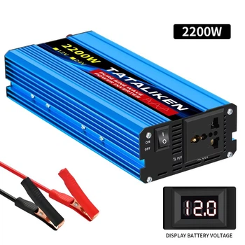 Преобразователь напряжения инвертор Tataliken 2200W 12В на 220В чистая синусоида