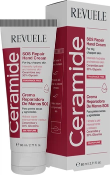 Крем для рук REVUELE Ceramide SOS Repair Hand Cream Восстанавливающий 80 мл (5060565108622)