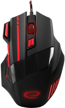 Миша Esperanza MX201 Wolf USB Black/Red (EGM201R)