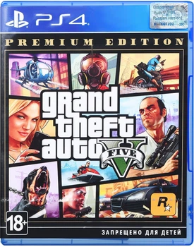 Гра PS4 Grand Theft Auto V Premium Edition [Blu-Ray диск]