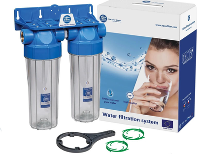 Корпуси магістрального фільтру Aquafilter FHPRCL12-B-TWIN