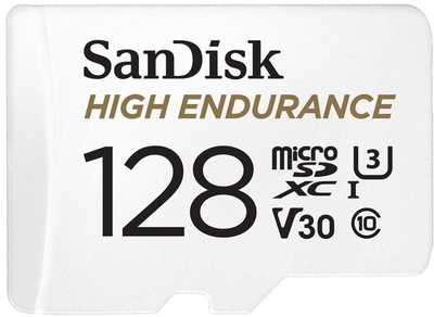 Карта пам'яті SanDisk High Endurance microSDXC 128GB Class 10 U3 V30 (SDSQQNR-128G-GN6IA)