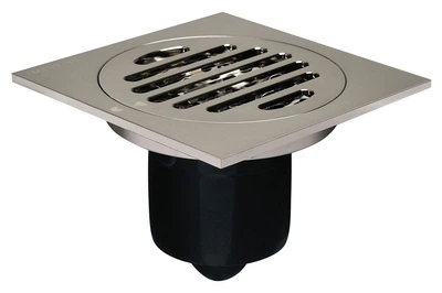 С8 Трап сливной MAGdrain CC01Q5-N матовый никель 100х100 мм Н-80