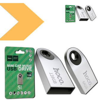 Флеш-пам'ять HOCO UD9 USB2.0 128Gb сталевий (MAW-41758_1046)