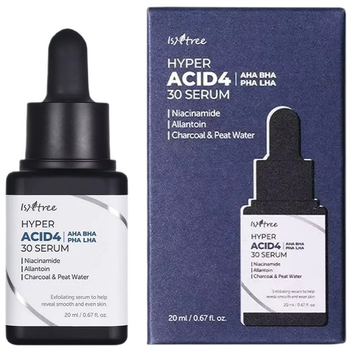 Serum do twarzy Isntree Hyper Acid 4 AHA BHA PHA LHA 30 20 ml (8809800940880)