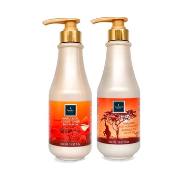 Шампунь для нормальных волос Famirel Marula Oil с Центеллой, 500 мл Фамирель марула & Кондиционер для волос Famirel Marula Oil с маслом семян льна, 500 мл Фамирель марула (085823, 085816)