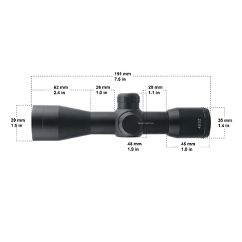 Оптичний приціл VECTOR OPTICS B1 4X32C OPSL25