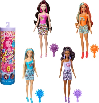 Лялька Барбі Кольорове перетворення Barbie Color Reveal Doll 1960s Theme