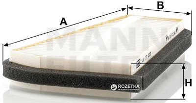 Фільтр салону MANN CU 17003