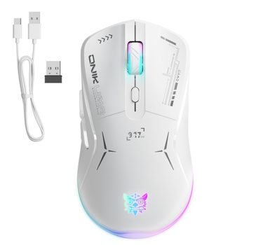 Компьютерная мышь Onikuma CW917 (Wired/2,4G) White