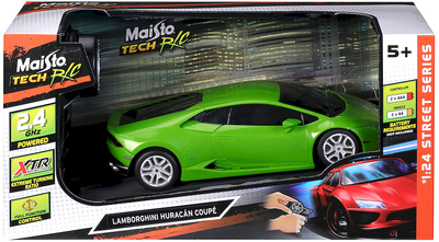 Samochód sportowy zdalnie sterowany Maisto Lamborghini Huracan Coupe 1:24 Zielony (0090159815235)